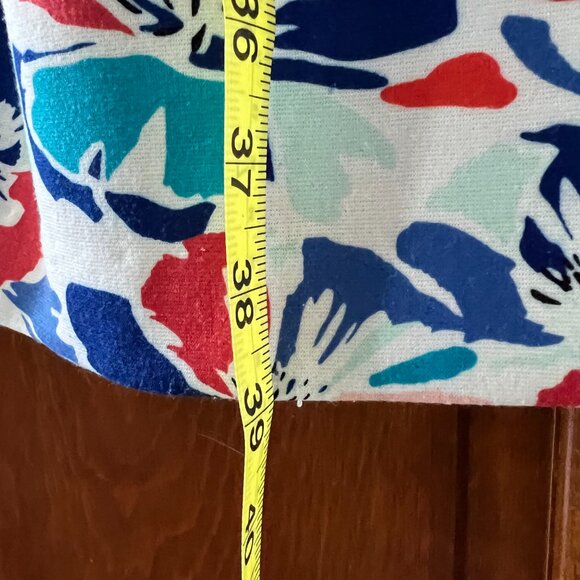 Talbots Sleeveless Split Neck Plus Shift Dress - Picture 8 of 10